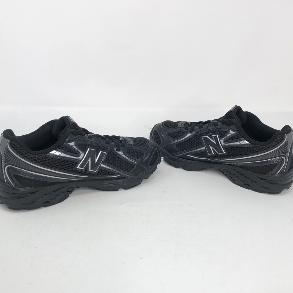 New Balance Big Kids 740 Bungee Lace PZ740BM Black Grey Casual Shoes - Size 3 - Picture 15 of 16